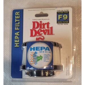 Dirt Devil Type F9 HEPA Filter New In Package Traps Dust Allergens NEW